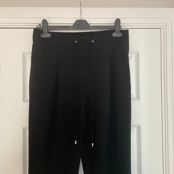M&S Black Tapered Smart Trousers - Picture 4 of 4